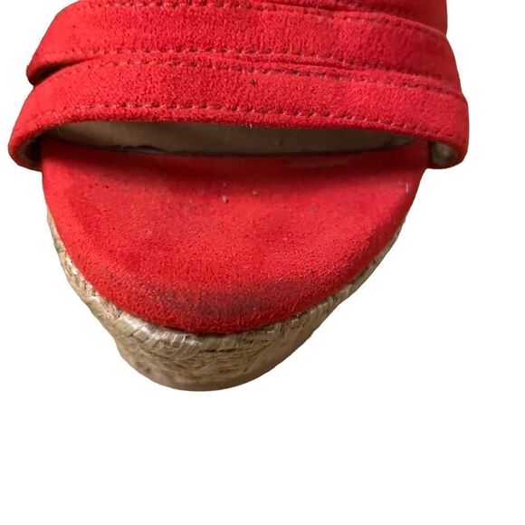 BP ~ Red Strappy Espadrilles ~ size 6 - Picture 9 of 15